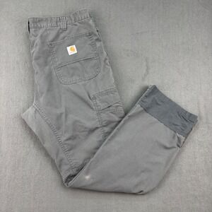 Carhartt Force Extremes Work Pants Mens 40x32 Gray Relaxed Fit Carpenter Durable